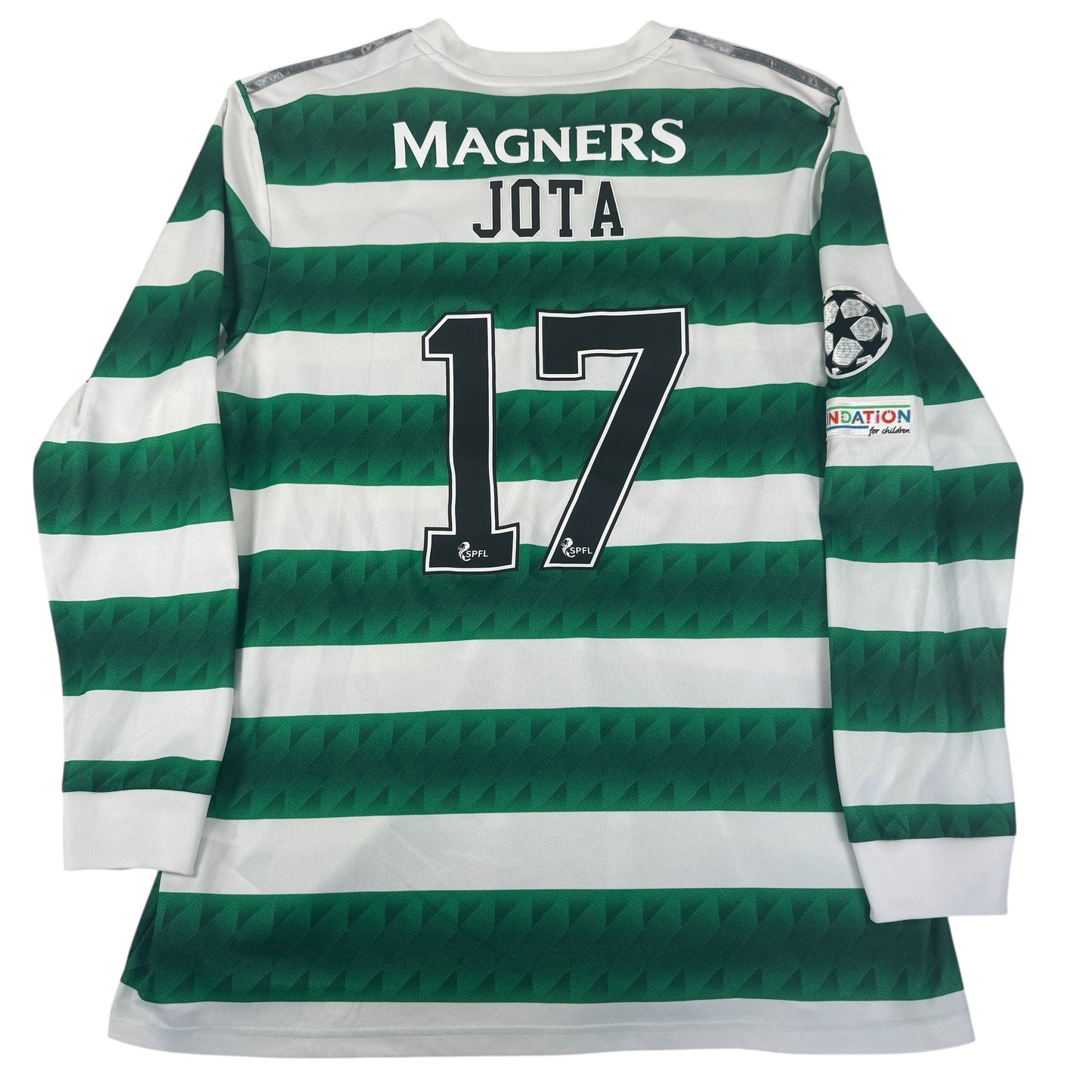 JOTA 17 Celtic 2022/2023 Home Long Sleeve Football Shirt 2XL