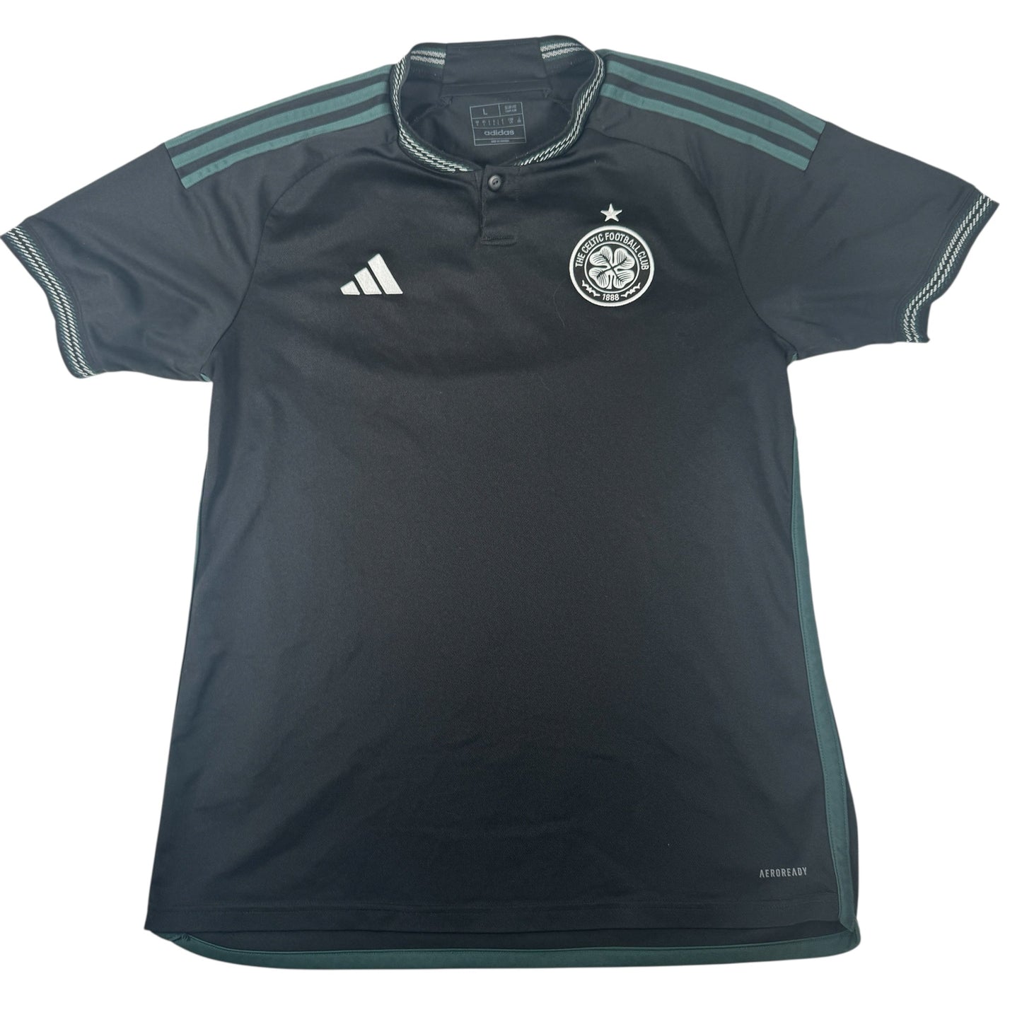 Celtic 2023/2024 Away Sponsorless Football Shirt Large