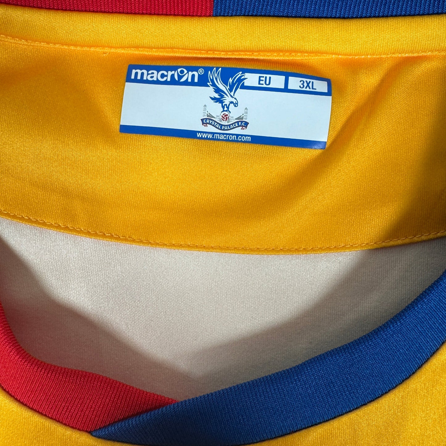 Crystal Palace 2016/2017 Away Long Sleeve Football Shirt 3XL