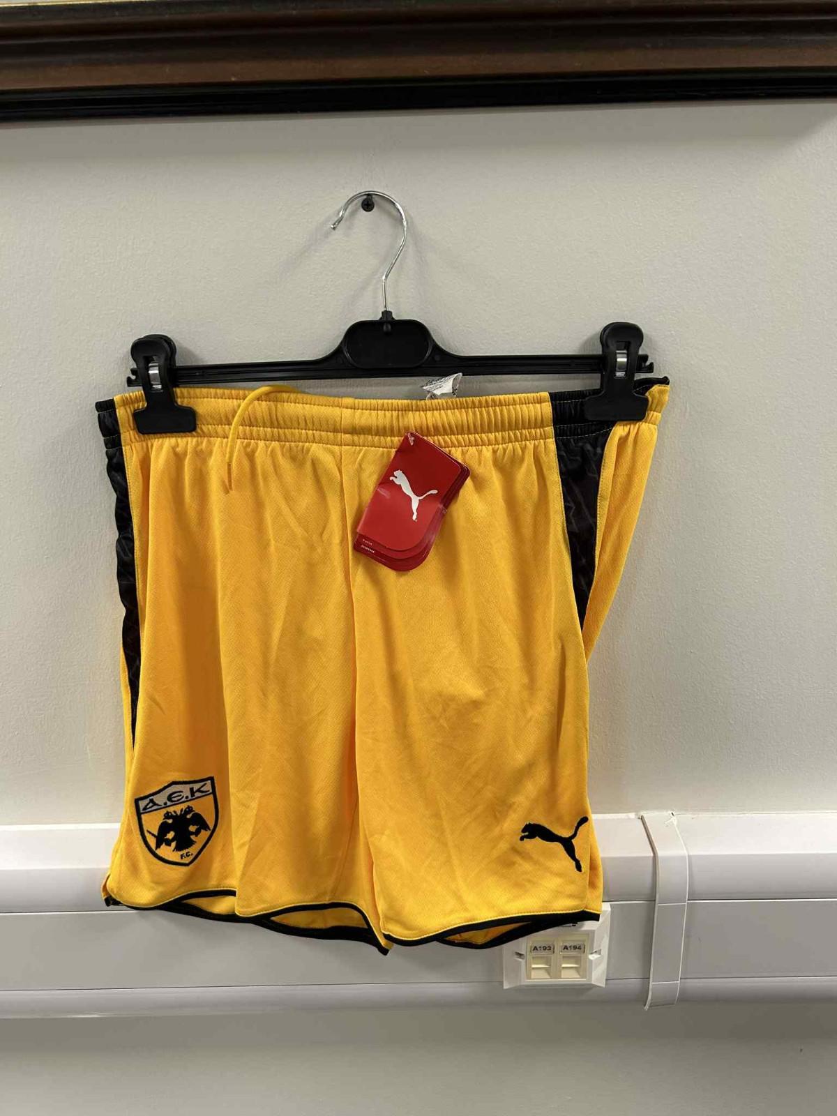 AEK Athens 2011-2012 Football Shorts (BNWT) S