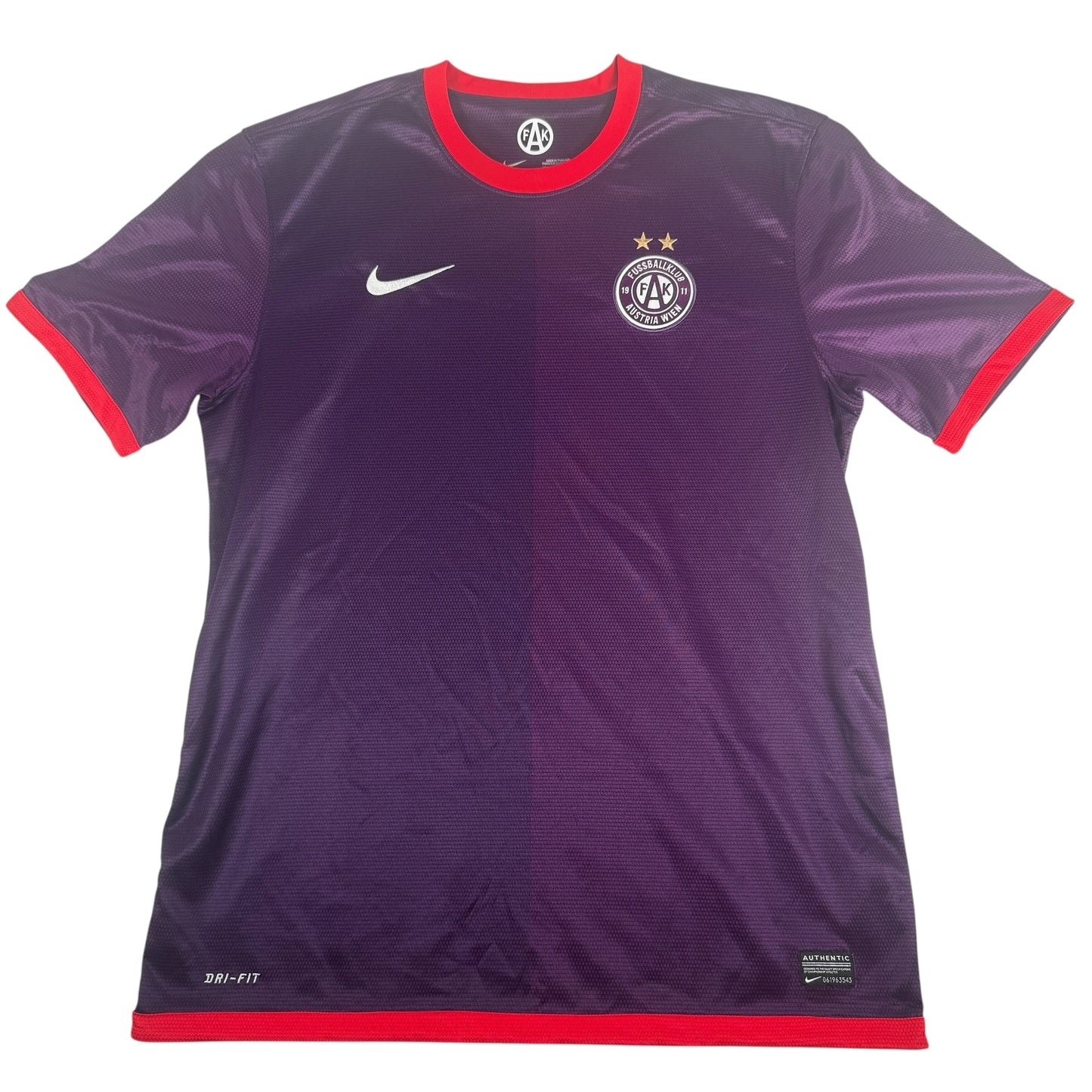FK Austria Wien 2012/2013/2014 Home Football Shirt Large
