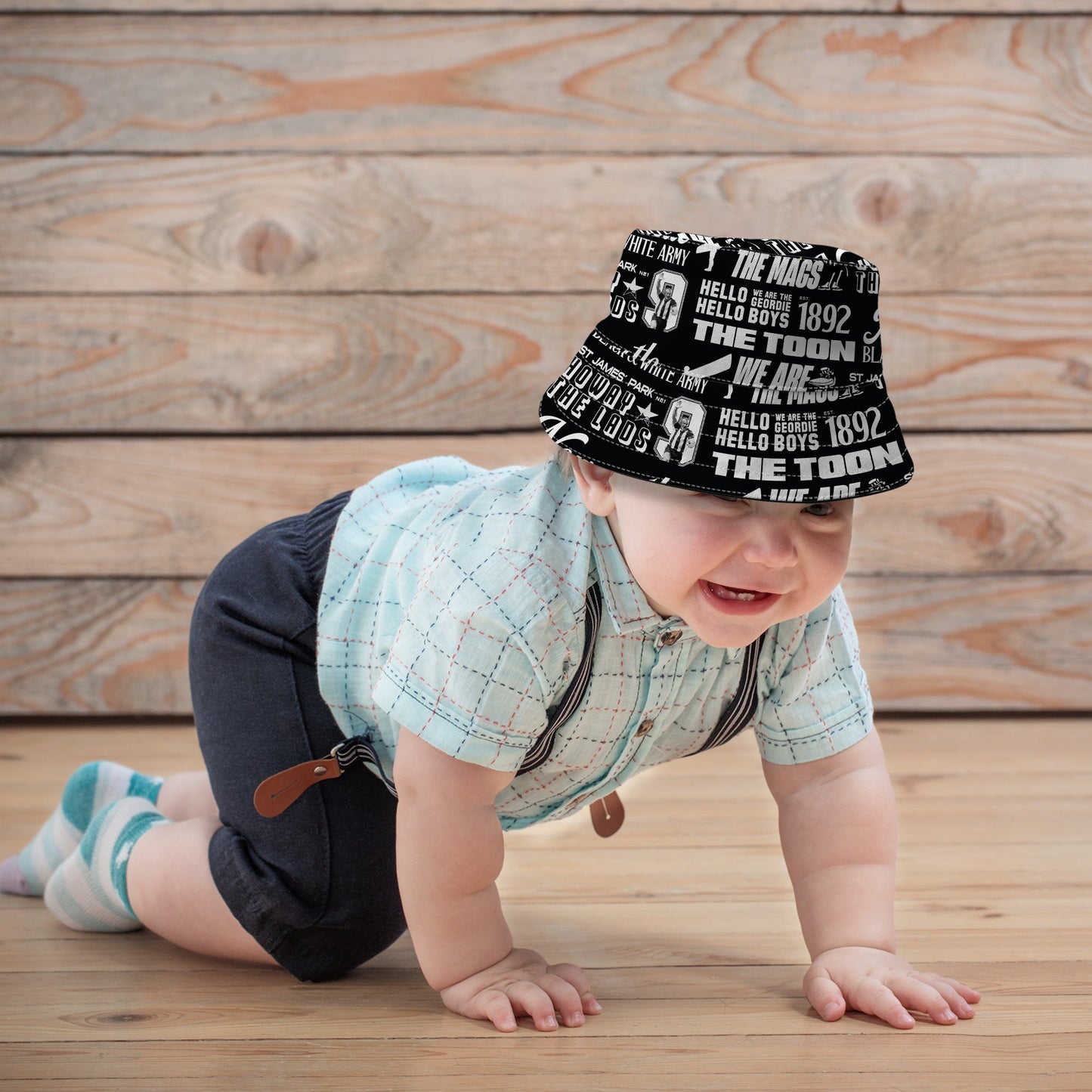Newcastle - Word Montage - Bucket Hat