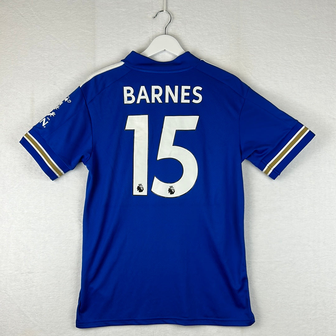 Leicester City 2020/2021 Match Worn/ Issued Shirt - Barnes 15