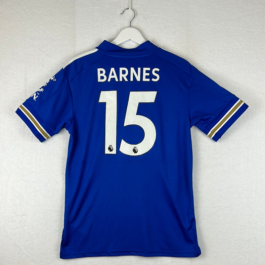 Leicester City 2020/2021 Match Worn/ Issued Shirt - Barnes 15
