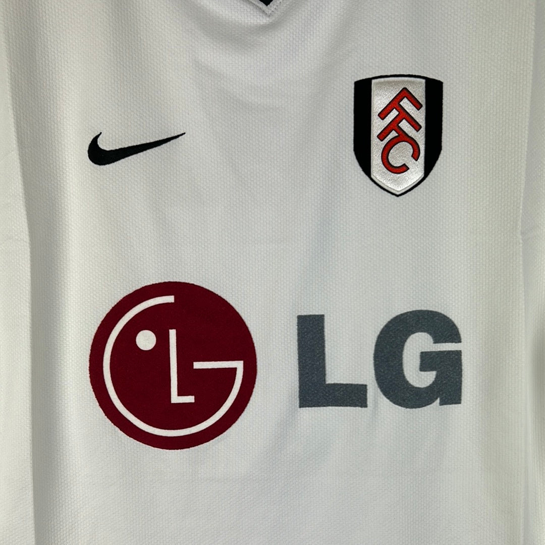 Fulham 2008/2009 Match Issued Home Shirt - Zamora 9