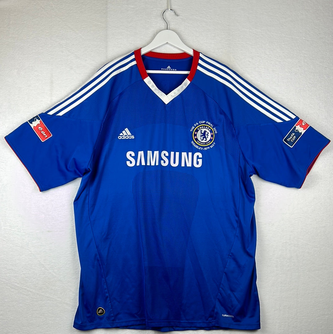 Chelsea 2010/2011 FA Cup Final Home Shirt - Lamaprd 8 - 3XL