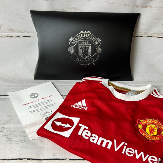 Manchester United 2021/2022 Signed Home Shirt - Rashford - MUFC COA