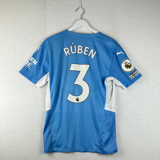 Manchester City 2021-2022 Player Issue Home Shirt - Ruben 3