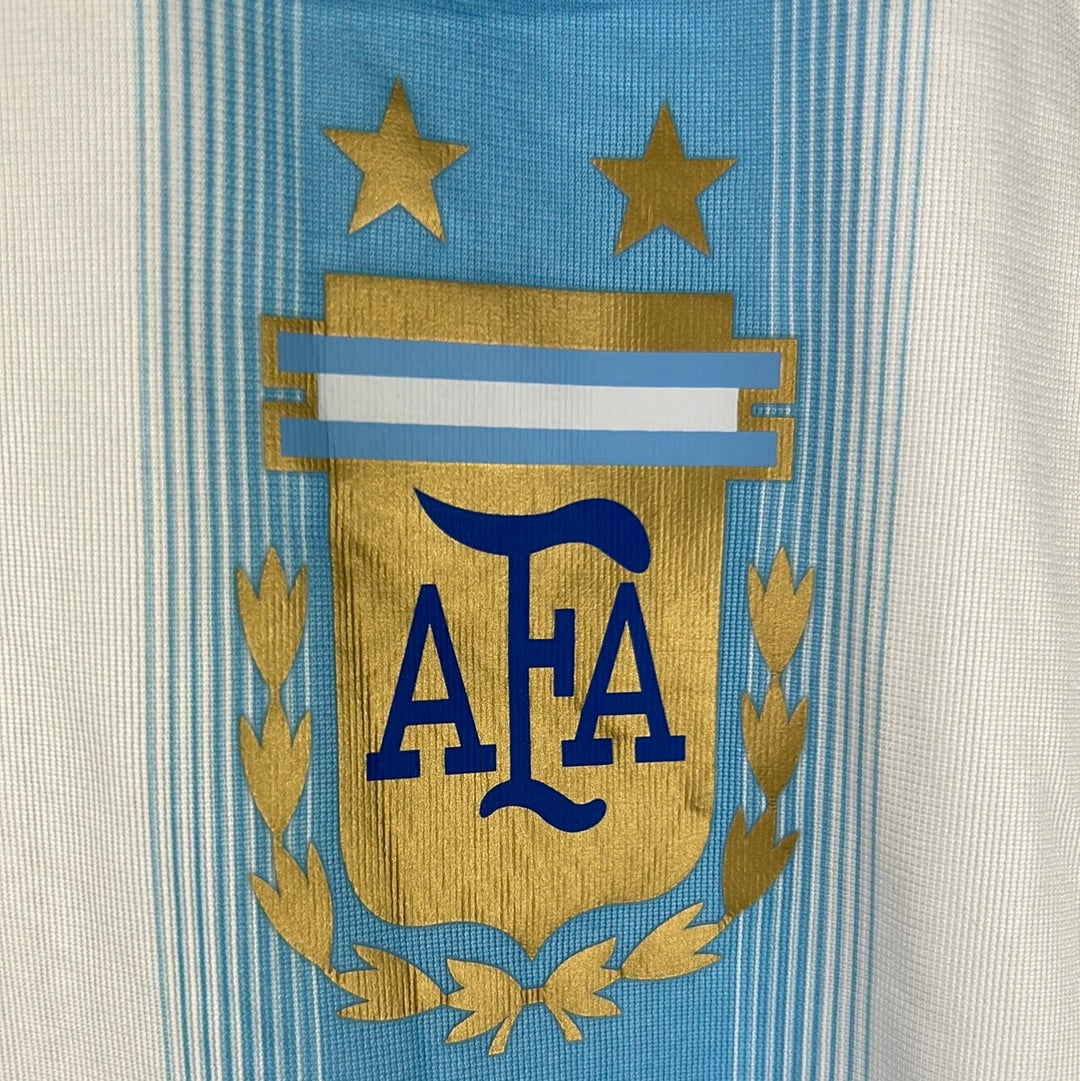 Argentina Match Issued 2004 Home Shirt - Henize 6