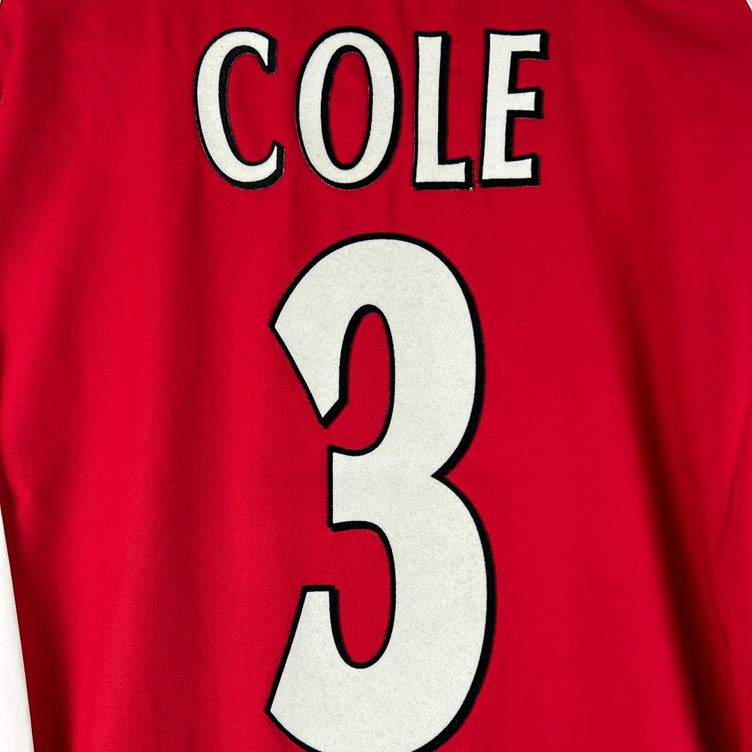 Arsenal 2003/2004 Match Worn Home Shirt - Cole 3 - Long Sleeve