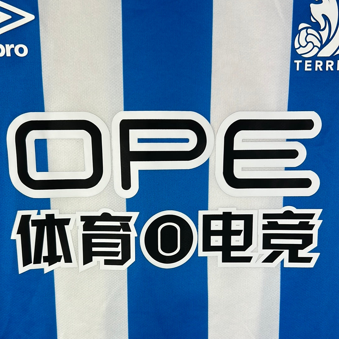 Huddersfield 2018/2019 Match Worn Home Shirt - Billings 8