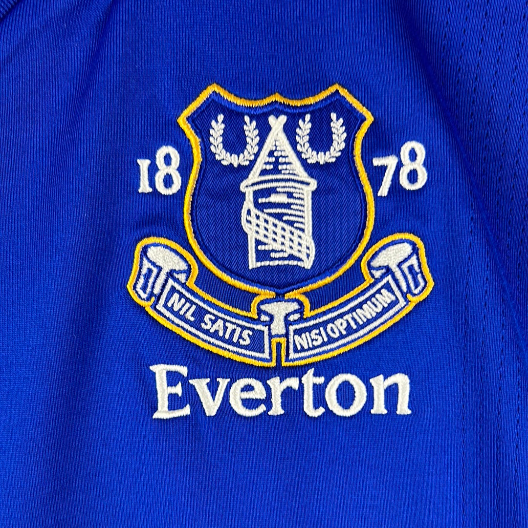 Everton 2007-2008 Player Issue Home Shirt - Johnson 8