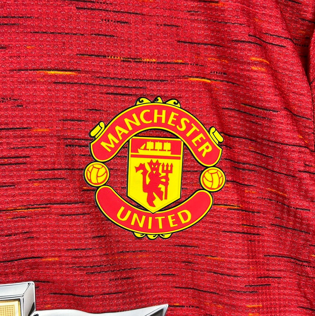 Manchester United 2020/2021 Signed Authentic Home Shirt - Shaw - MUFC COA