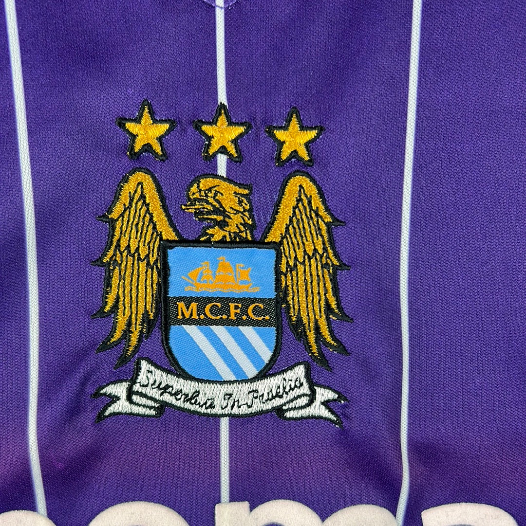 Manchester City 2007-2008 Player Issue Away Shirt - Sun 17
