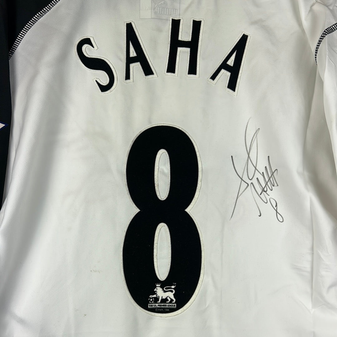 Fulham 2003/2004 Match Worn Home Shirt - Saha 8