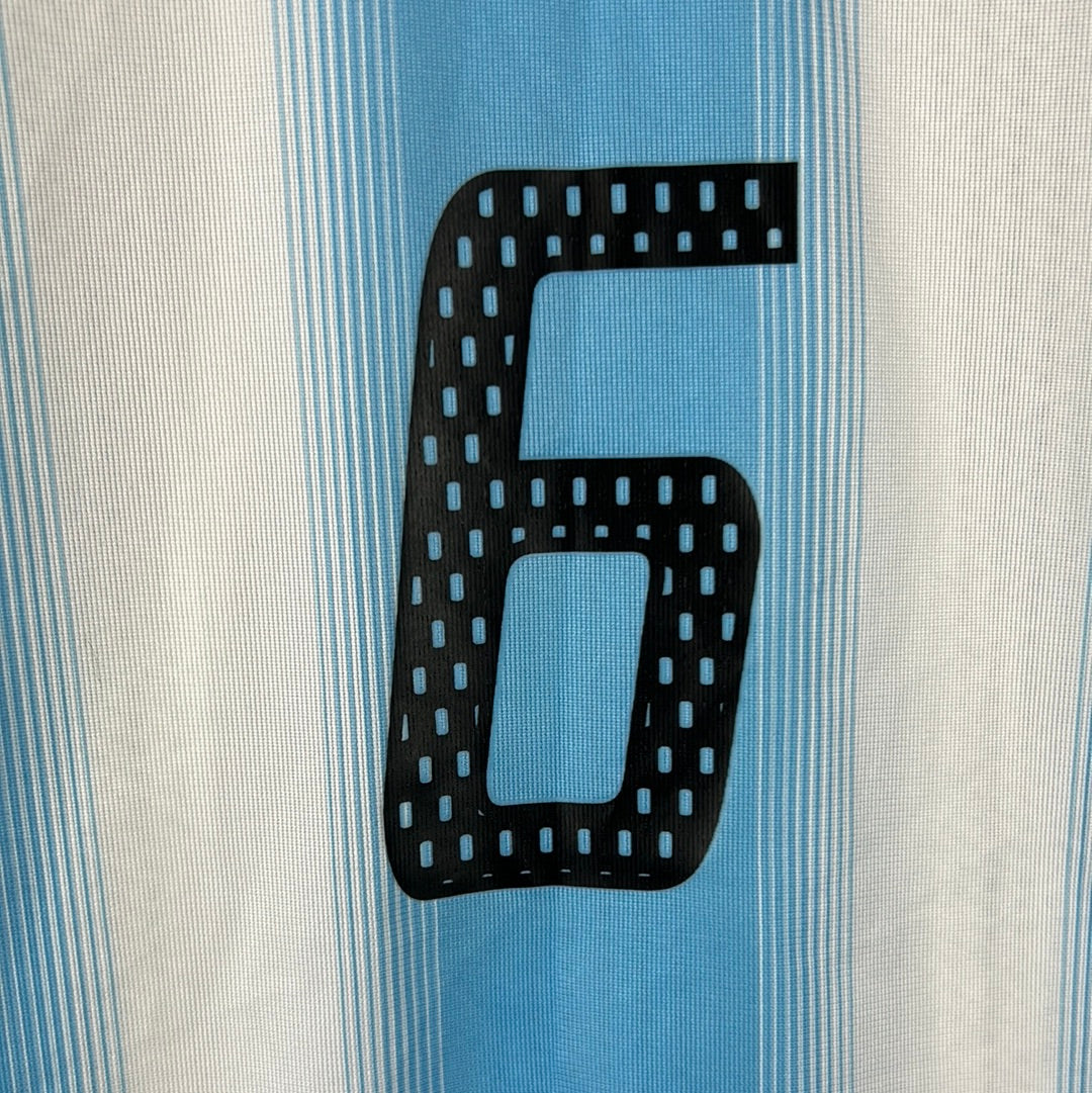Argentina Match Issued 2004 Home Shirt - Henize 6