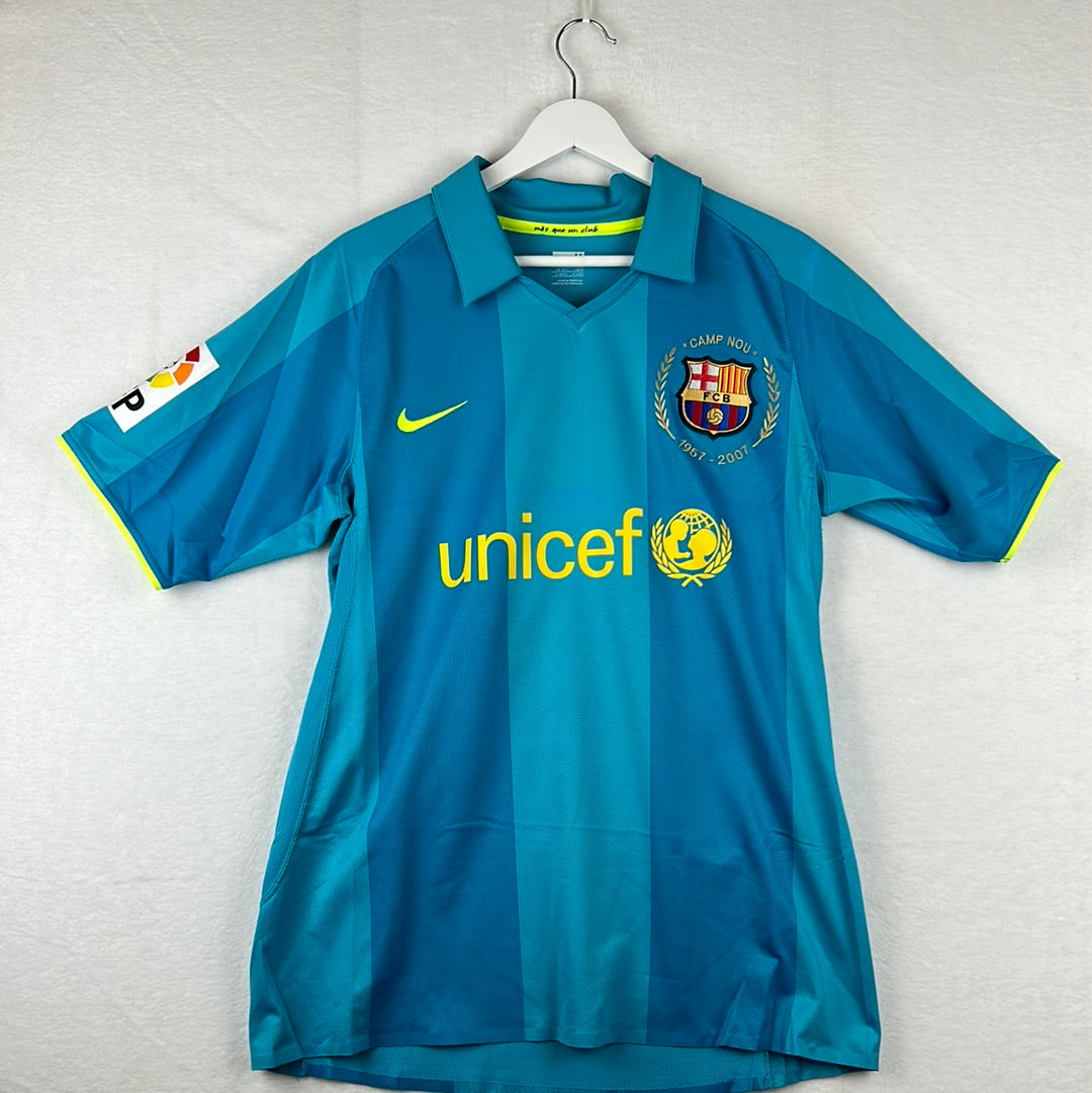 Barcelona 2007/2008 Player Issue Away Shirt - Xavi 6