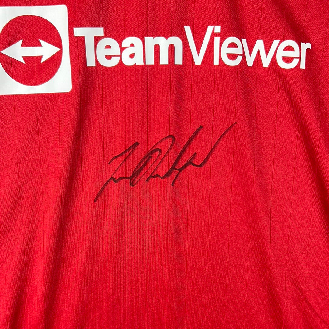 Manchester United 2022/2023 Signed Home Shirt - Rashford - MUFC COA