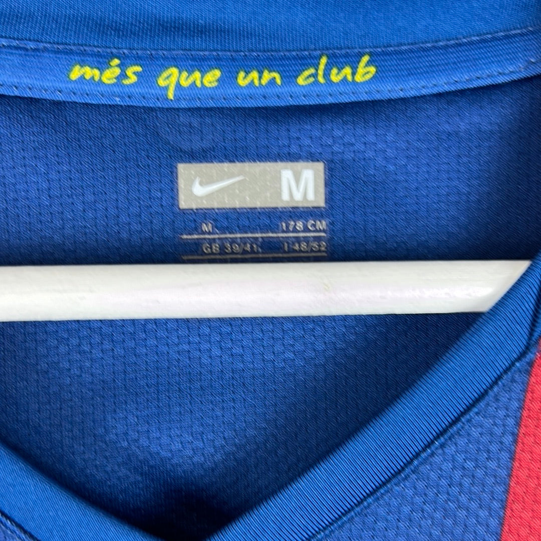 Barcelona 2007/2008 Player Issue Home Shirt - Milito 3