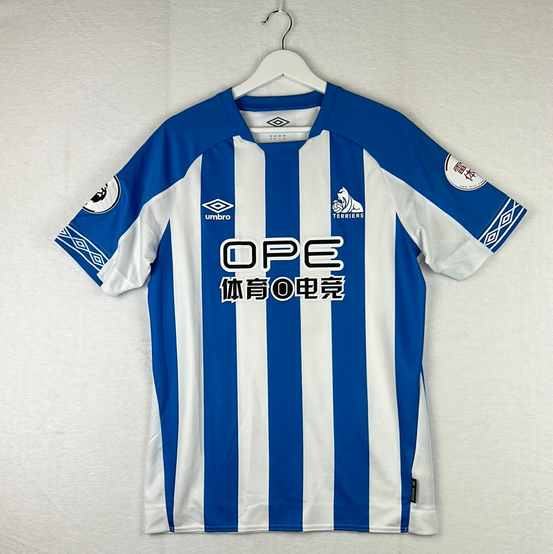 Huddersfield 2018/2019 Match Worn Home Shirt - Kongolo 5
