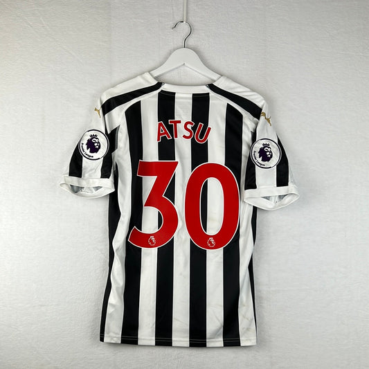 Newcastle United 2020/2021 Match Worn Home Shirt - Atsu 30