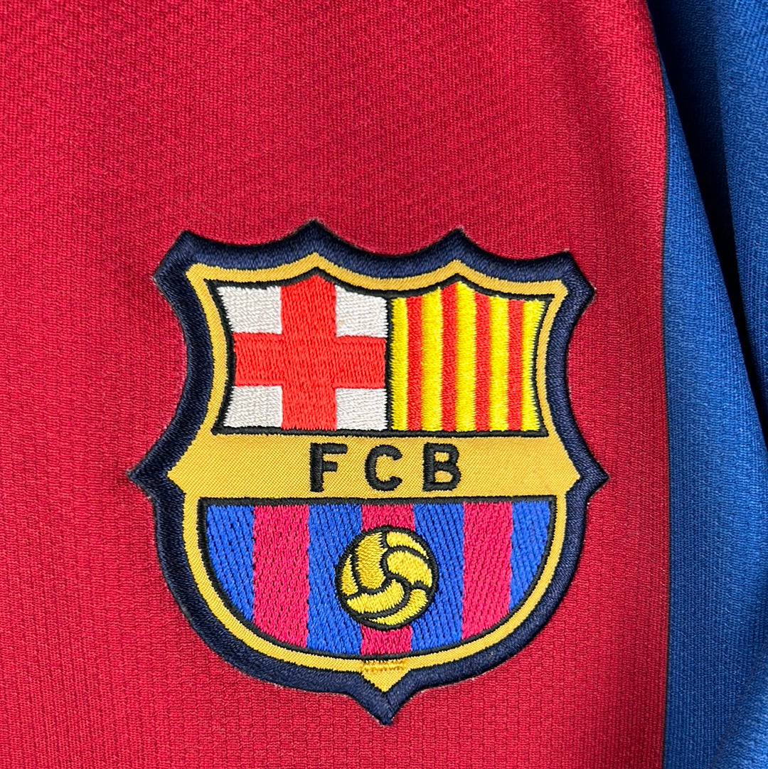 Barcelona 2006/2007 Player Issue Home Shirt - Belletti 2 - Sponsorless