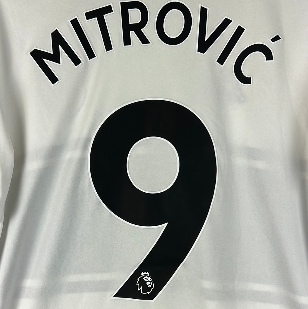 Fulham 2018/2019 Match Issued Home Shirt - Mitrovic 9
