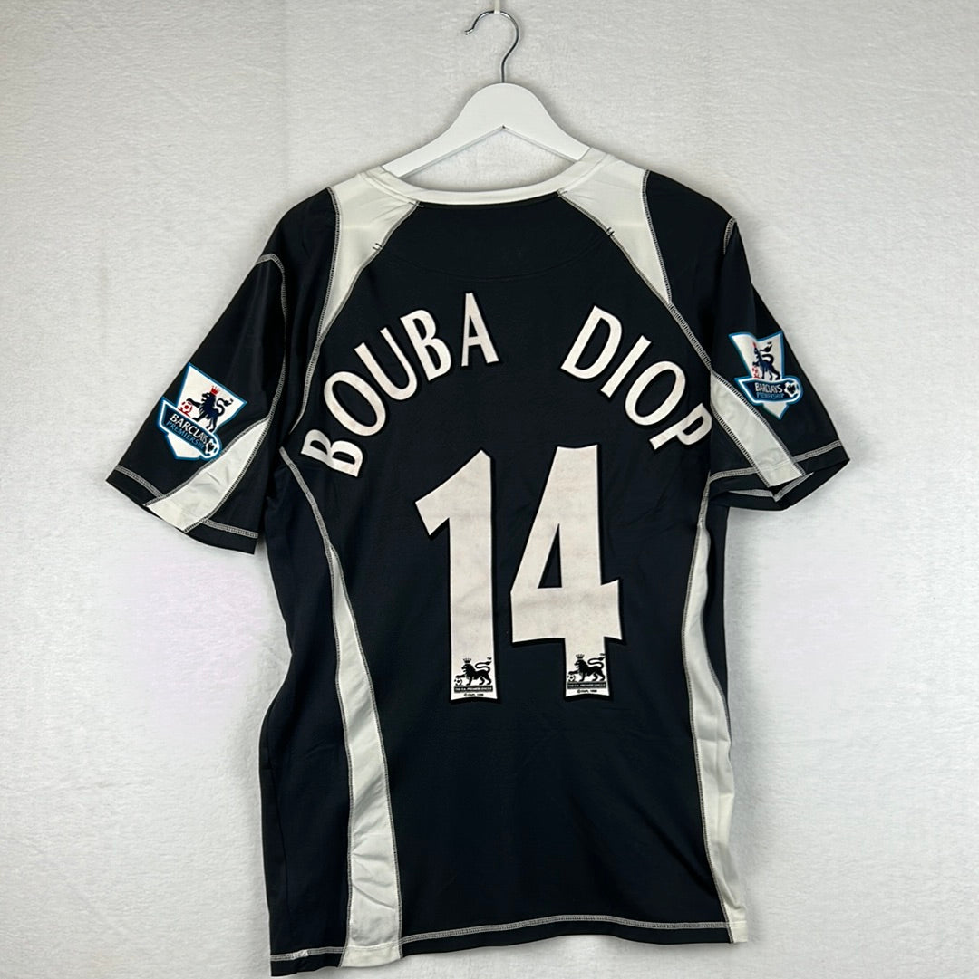 Fulham 2006/2007 Match Worn/Issued Away Shirt - Bouba Diop 14