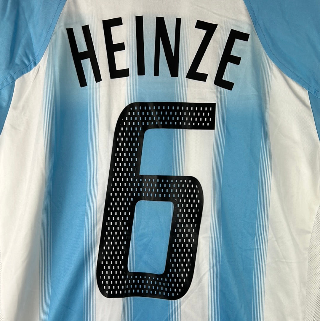 Argentina Match Issued 2004 Home Shirt - Henize 6