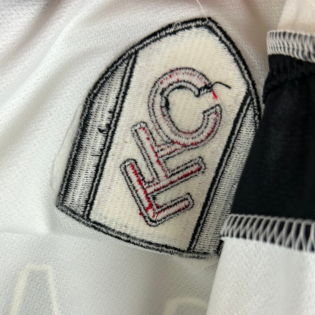 Fulham 2001/2002 Match Issued Home Shirt - Saha 20