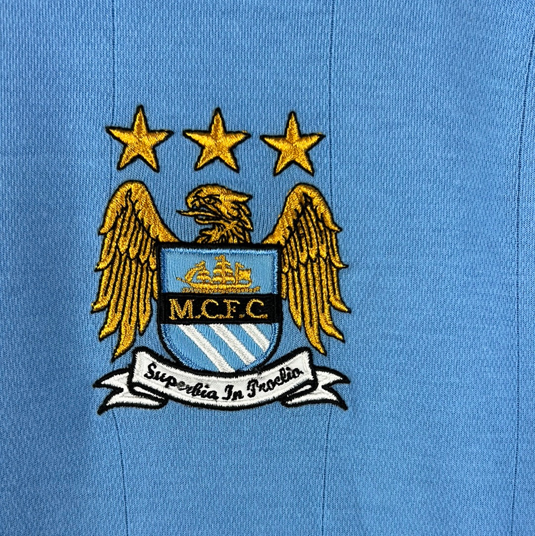 Manchester City 2010-2011 Match Worn Home Shirt - Tevez 32