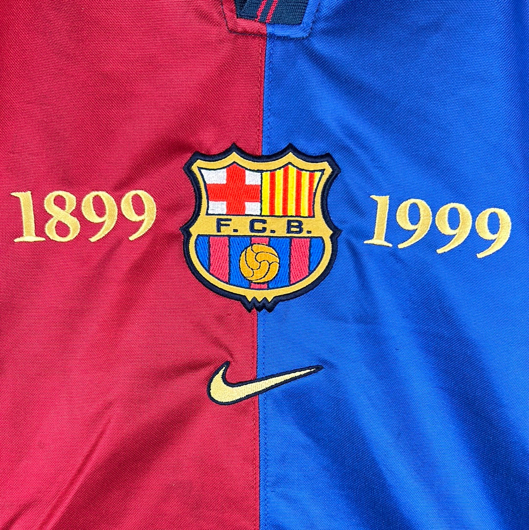 Barcelona 1999/2000 Home Shirt - Medium - Excellent Condition