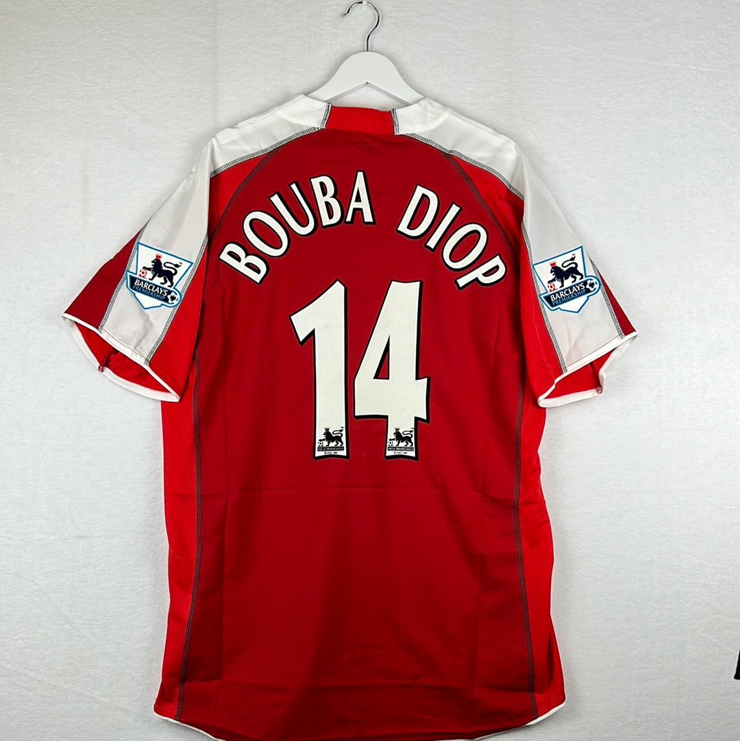 Match Worn Fulham 2004/2005 Away Shirt - Bouba Diop 14