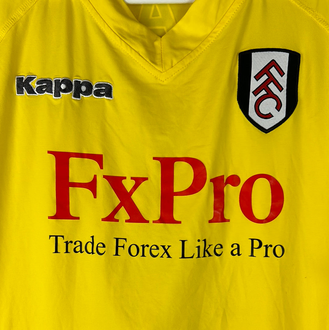 Fulham 2010/2011 Match Worn Goalkeeper Shirt - Schwarzer 1