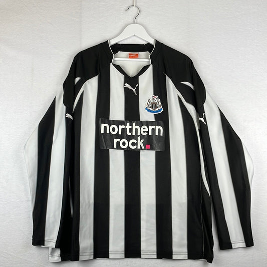 Newcastle United 2010/2011 Long Sleeve Home Shirt - XXL
