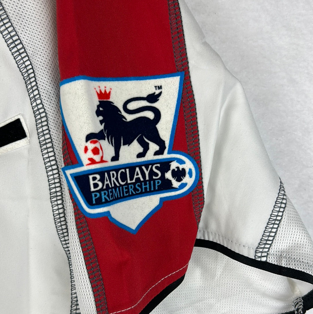 Fulham 2004/2005 Match Worn/Issued Home Shirt -Christanval 19