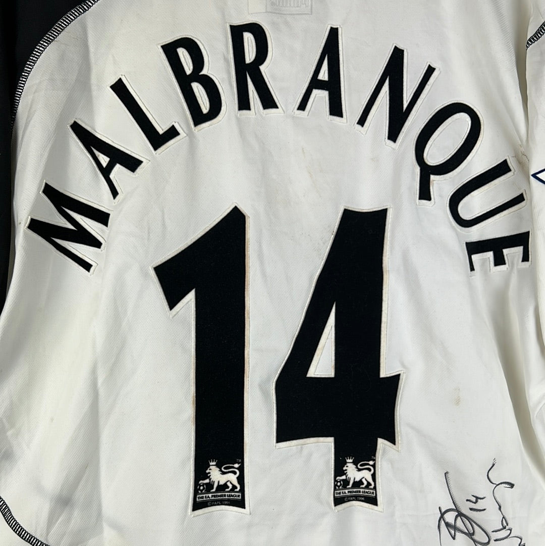 Fulham 2002/2003 Match Worn Home Shirt - Malbranque 5