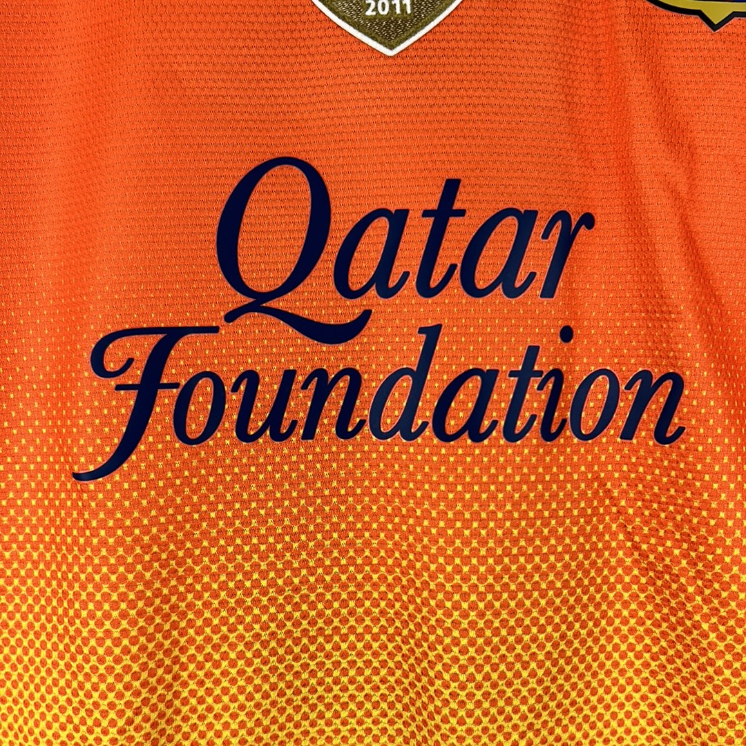 Barcelona 2012/2013 Player Issue Away Shirt - Pique 3 - Long Sleeve