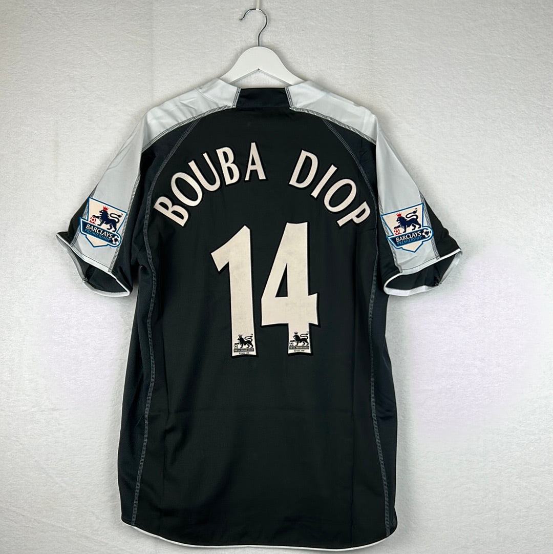 Fulham 2005/2006 Match Worn/Issued Away Shirt - Diop 14