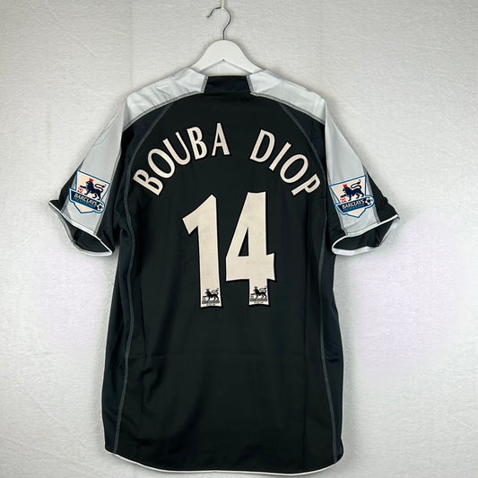 Fulham 2005/2006 Match Worn/Issued Away Shirt - Diop 14