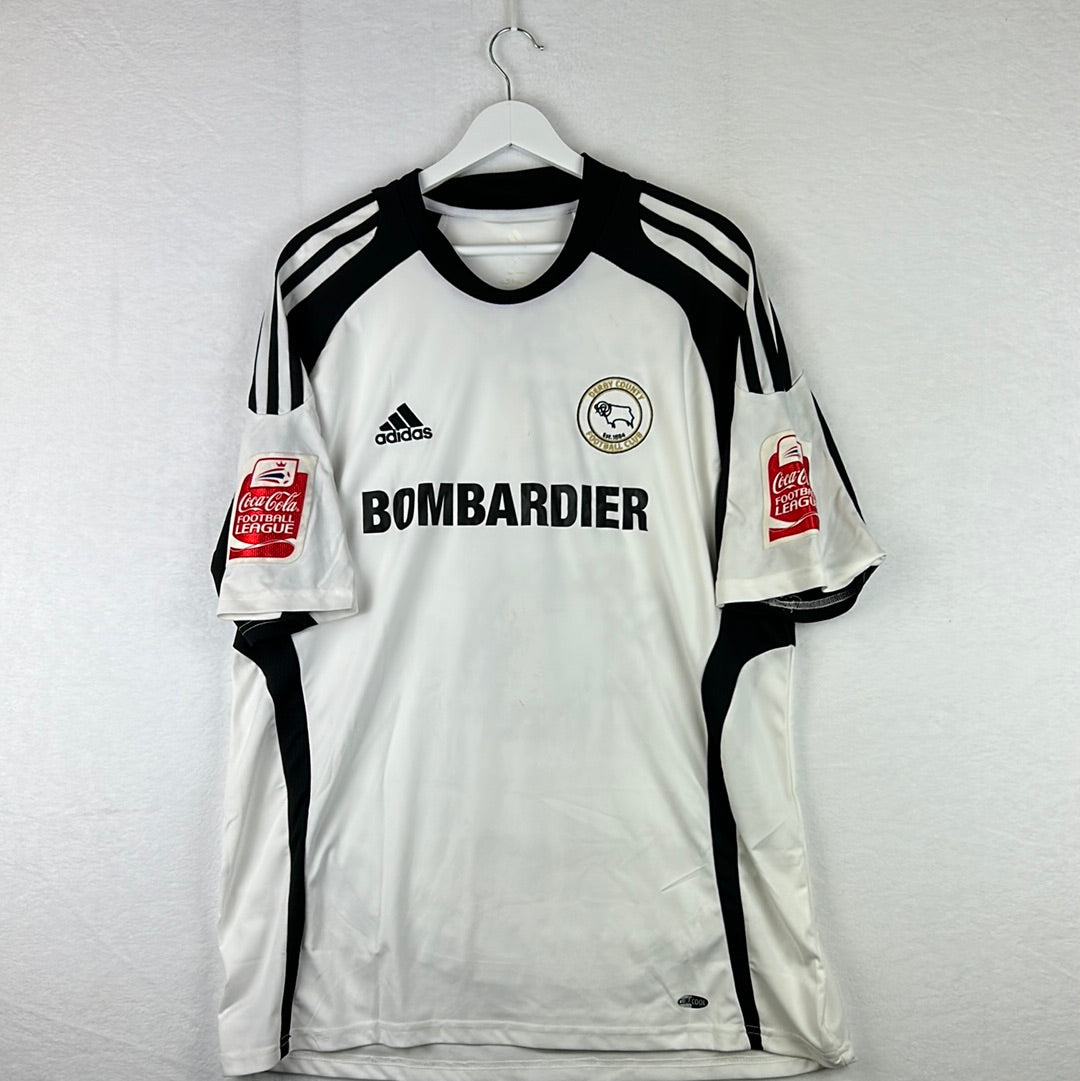 Derby County 2008/2009 Player Issue/ Match Worn Home Shirt - Savage 8
