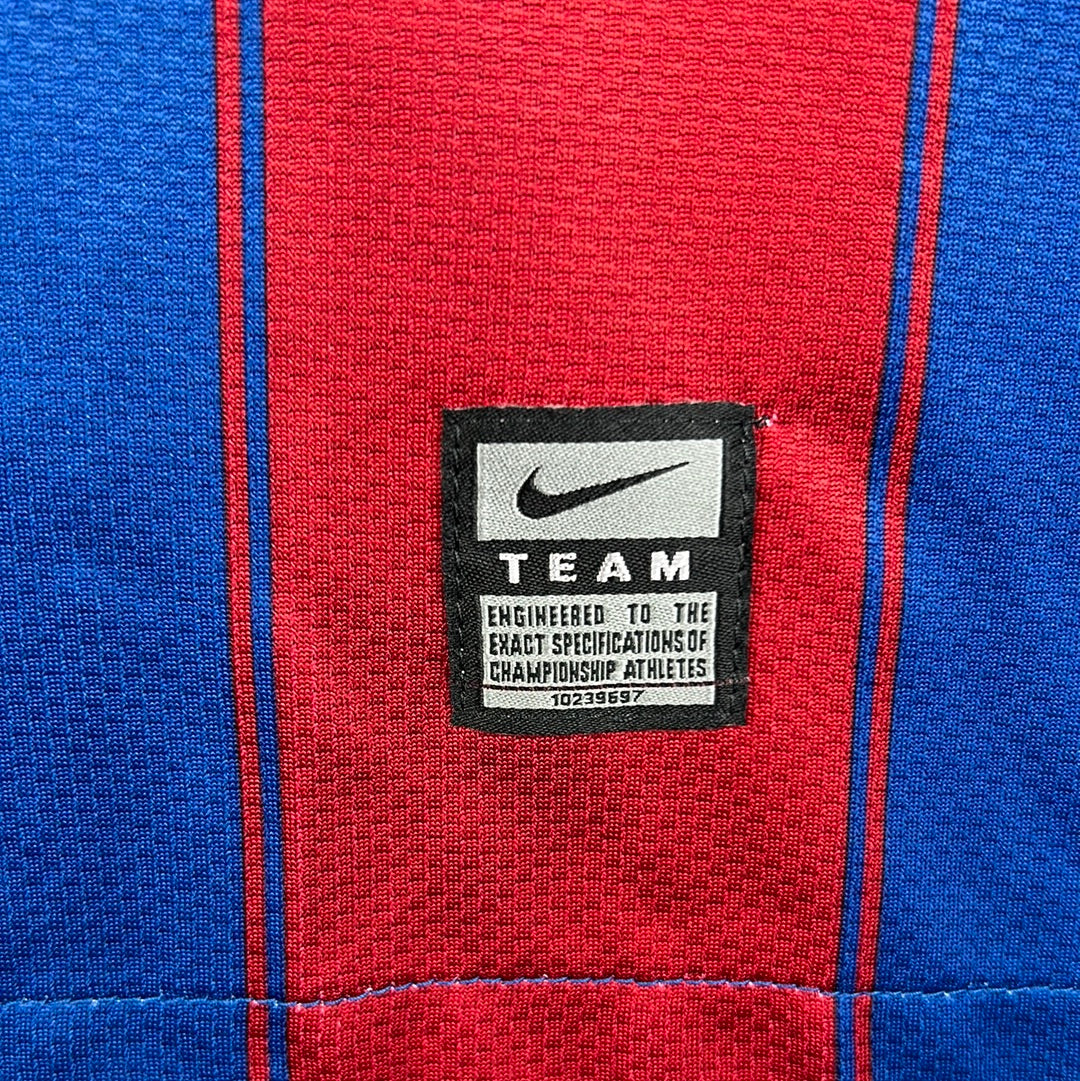 Barcelona 2009/2010 Player Issue Home Shirt - Maxwell 19