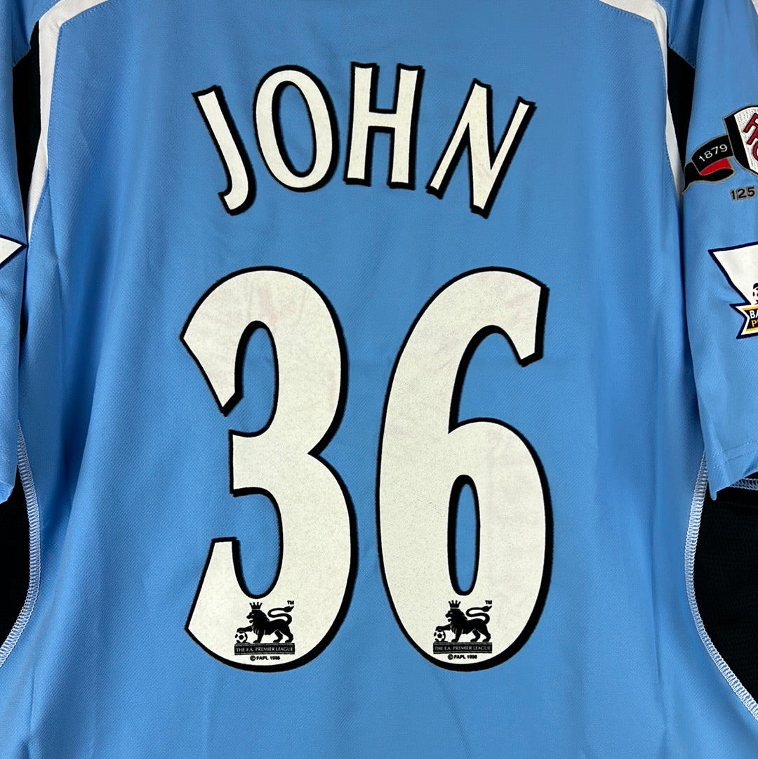Fulham 2003/2004 Match Issued Away Shirt - John 36