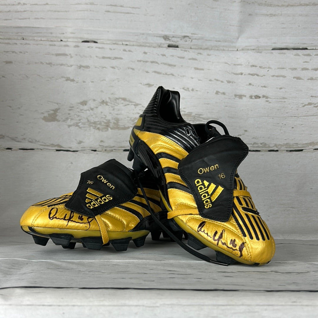 Owen Hargreaves Matchworn Predator Boots - Manchester United