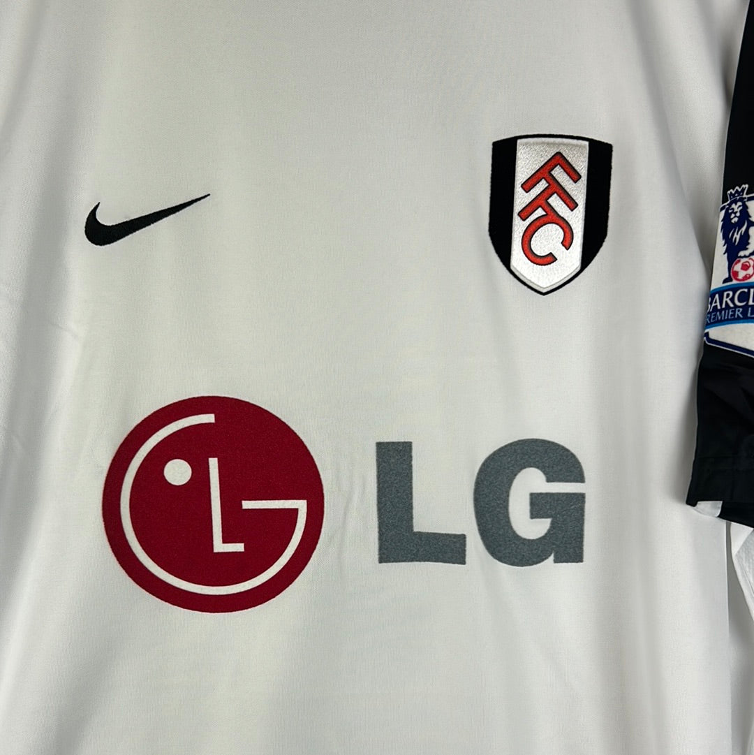 Fulham 2009/2010 Match Isssed Home Shirt - Hangeland 5