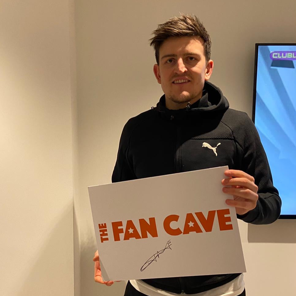 Harry Maguire Signed Manchester United Shirt Display
