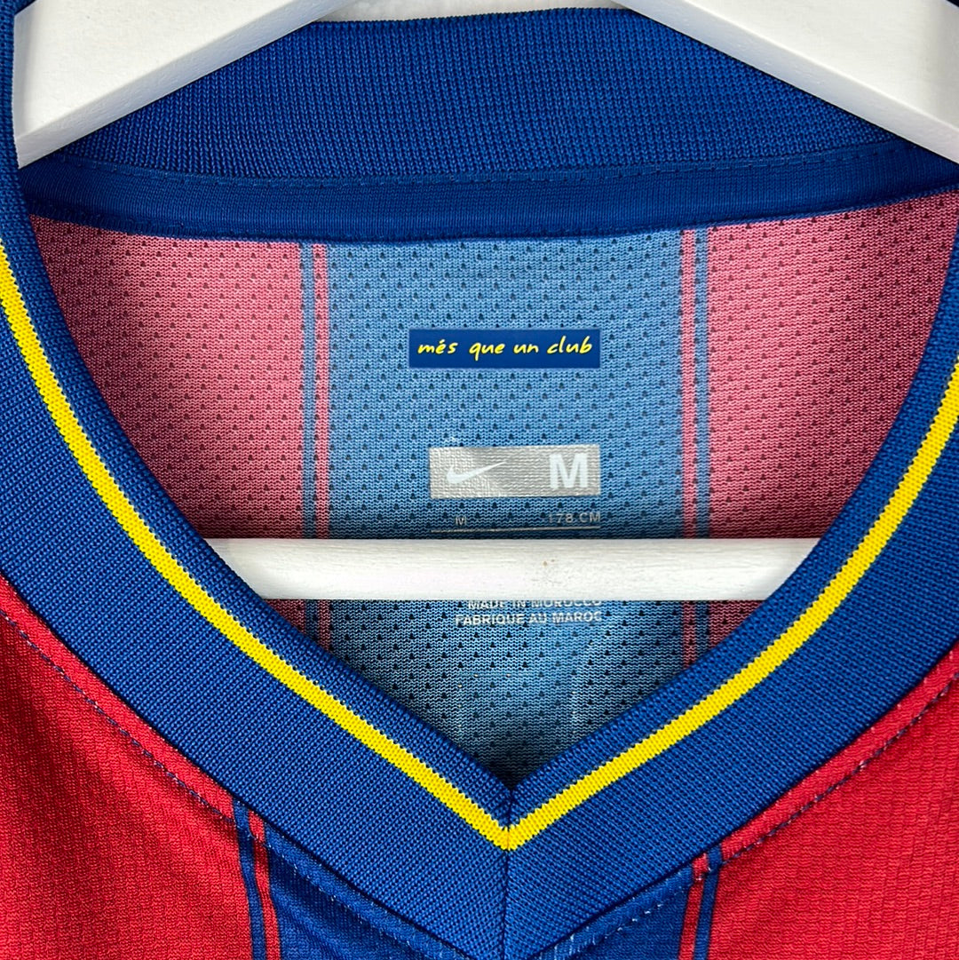Barcelona 2009/2010 Player Issue Home Shirt - Jonathan 28