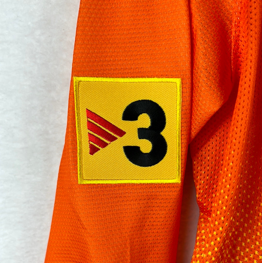Barcelona 2012/2013 Player Issue Away Shirt - Pique 3 - Long Sleeve