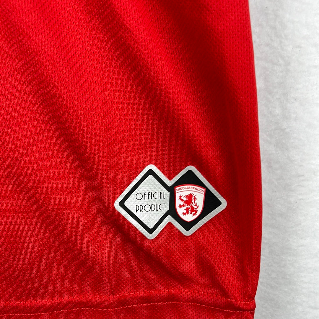 Middlesbrough 2008/2009 Player Issue Home Shirt - Afonso Alves 12