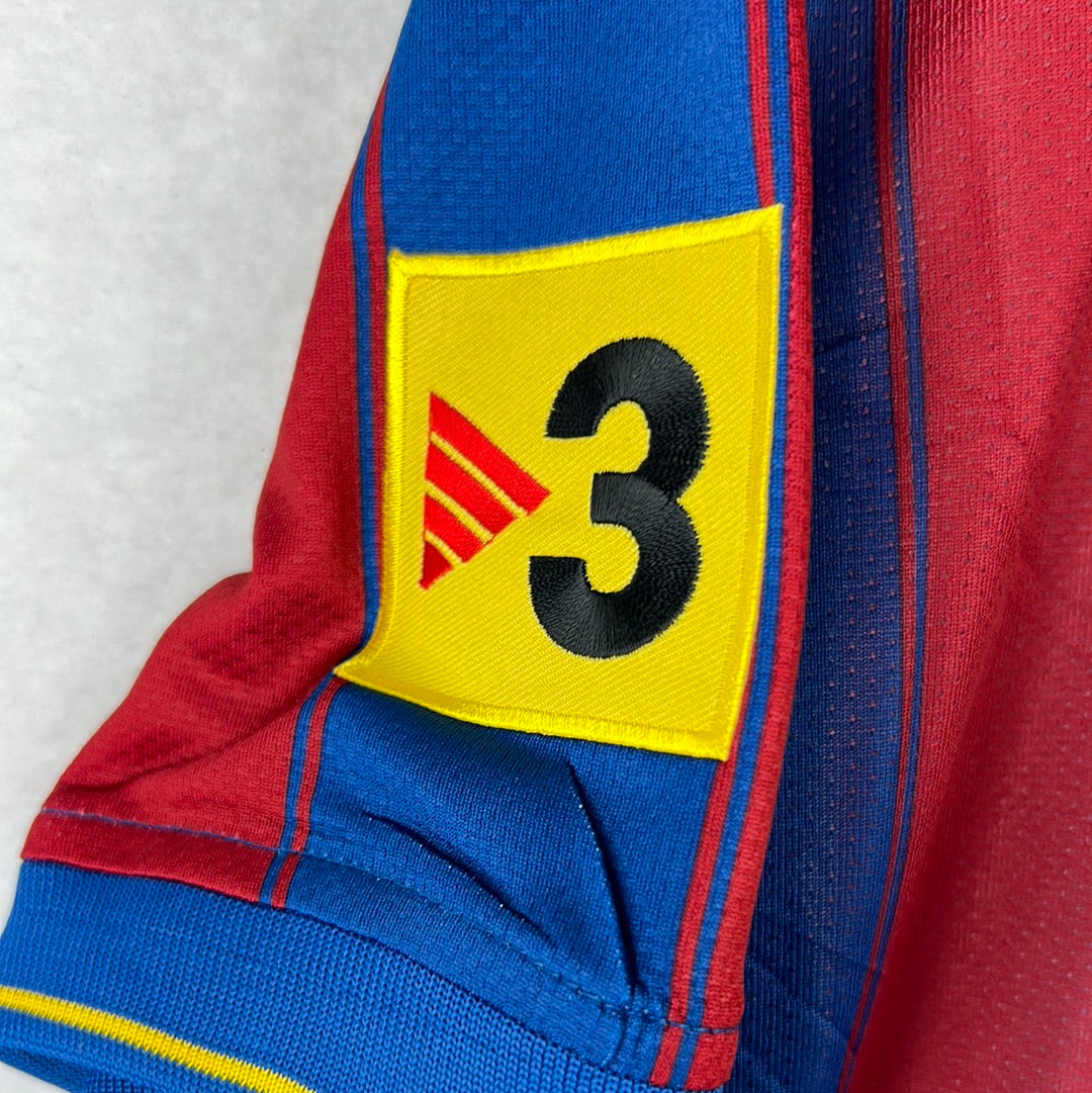 Barcelona 2009/2010 Player Issue Home Shirt - Maxwell 19
